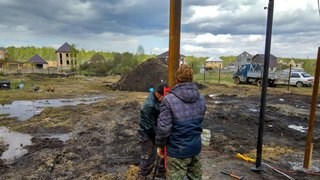 Заказать монтаж винтовых свай в Краснотурьинск - цена под ключ с доставкой от 1831 шт